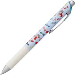 限定 古川紙工×ゲルインキボールペン エナージェル 0.4mm 黒 ブルー軸 BLN74LS-ASC