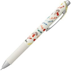 限定 古川紙工×ゲルインキボールペン エナージェル 0.4mm 黒 イエロー軸 BLN74LG-ADC