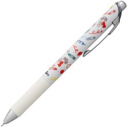 限定 古川紙工×ゲルインキボールペン エナージェル 0.4mm 黒 グレー軸 BLN74N-ASC