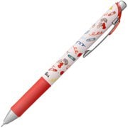 限定 古川紙工×ゲルインキボールペン エナージェル 0.5mm 黒 ピンク軸 BLN75P3-ASC