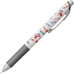 限定 古川紙工×ゲルインキボールペン エナージェル 0.5mm 黒 グレー軸 BLN75N-ASC