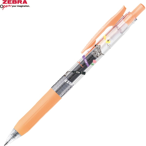 限定 古川紙工×ノック式ジェルボールペン サラサクリップ 0.5 ミルクオレンジ 黒インク JJ15-SC-MKOR
