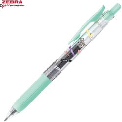 限定 古川紙工×ノック式ジェルボールペン サラサクリップ 0.5 ミルクブルーグリーン 黒インク JJ15-SC-MKBG