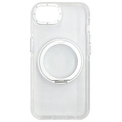 iPhone 16e用 スタンドリング付き背面クリアケース 360°回転リング AC-SE25-CMR SL