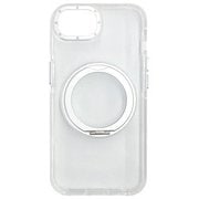 iPhone 16e用 スタンドリング付き背面クリアケース 360°回転リング AC-SE25-CMR SL