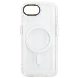 iPhone 16e用 メタルレンズガード付き背面クリアケース AC-SE25-RMR WH