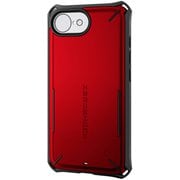 iPhone 16e用 ハイブリッドケース ZEROSHOCK Solid Plus レッド PM-A25SZEROSPRD