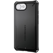 iPhone 16e用 ハイブリッドケース ZEROSHOCK Solid Plus ブラック PM-A25SZEROSPBK