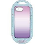 iPhone 16e用 ソフトケース グラデーションカラー Meliano サクラ×ラベンダー PM-A25SUCWCPNPU