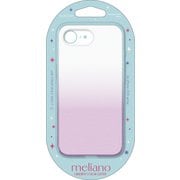iPhone 16e用 ソフトケース グラデーションカラー グリッター Meliano ペールピンク PM-A25SUCWCGPNL