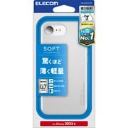 iPhone 16e用 ソフトケース 薄型 0.7mm クリア PM-A25SUCUCR