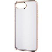 iPhone 16e用 ソフトケース メタリックライン ピンク PM-A25SUCTMLPN