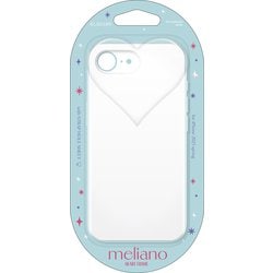 iPhone 16e用 ソフトケース ハートフレーム Meliano クリア PM-A25SUCHCR