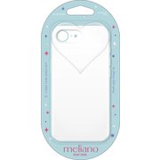 iPhone 16e用 ソフトケース ハートフレーム Meliano クリア PM-A25SUCHCR