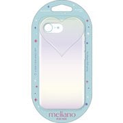 iPhone 16e用 ソフトケース ハートフレーム Meliano クリアオーロラ PM-A25SUCHACR