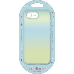 iPhone 16e用 ソフトケース クリアオーロラ Meliano ライトブルー PM-A25SUCABU
