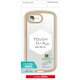iPhone 16e用 ハイブリッドケース TOUGH SLIM LITE フレームカラー 背面クリア シルキークリア カフェオレ PM-A25STSLFCSBE