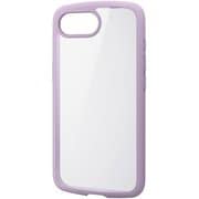 iPhone 16e用 ハイブリッドケース TOUGH SLIM LITE フレームカラー 背面クリア ストラップシート付属 ラベンダー PM-A25STSLFCPU