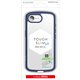 iPhone 16e用 ハイブリッドケース TOUGH SLIM LITE フレームカラー 背面クリア ストラップシート付属 ネイビー PM-A25STSLFCNV
