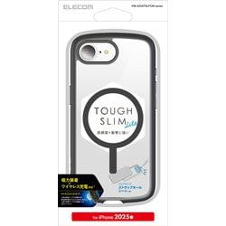 iPhone 16e用 ハイブリッドケース TOUGH SLIM LITE フレームカラー MAGKEEP ブラック PM-A25STSLFCMBK
