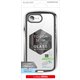 iPhone 16e用 ハイブリッドケース TOUGH SLIM LITE フレームカラー 背面クリア 背面ガラス フロストシルキー ブラック PM-A25STSFCGSBK