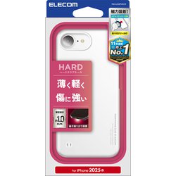 iPhone 16e用 ハードケース 極み クリア PM-A25SPVKCR