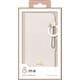iPhone 16e用 レザーケース 手帳型 磁石付き リング付き ＆Me ホワイト PM-A25SPLFJM2WH