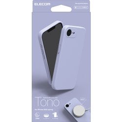 iPhone 16e用 ハイブリッドシリコンケース MAGKEEP TONO パープル PM-A25SHVSCMGPU