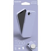 iPhone 16e用 ハイブリッドシリコンケース MAGKEEP TONO パープル PM-A25SHVSCMGPU