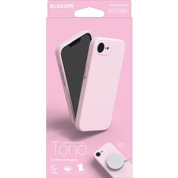 iPhone 16e用 ハイブリッドシリコンケース MAGKEEP TONO ピンク PM-A25SHVSCMGPN