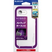 iPhone 16e用 ハイブリッドケース ストラップホール付き クリア PM-A25SHVCKSHCR
