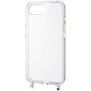 iPhone 16e用 ハイブリッドケース ストラップホール付き クリア PM-A25SHVCKSHCR