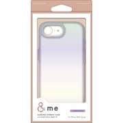 iPhone 16e用 ハイブリッドケース ＆Me オーロラ ストラップシート付属 ホワイト PM-A25SHVCAPU