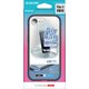 iPhone 16e用 ハイブリッドケース エアバッグ 四隅 MUBRAIN ブラック×クリアブルー PM-A25SHVAIRBK2