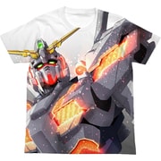 機動戦士ガンダムUC(ユニコーン) フルグラフィックTシャツ ユニコーンガンダム WHITE XLサイズ