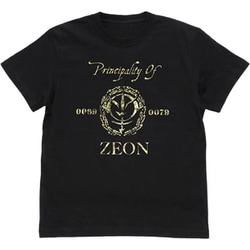 機動戦士ガンダム Tシャツ ジオン ヴィンテージ ゴールド BLACK XLサイズ