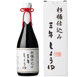 ヤマキウ 杉桶仕込み三年醤油 720ml