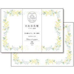 限定 フルールデパピエ 封筒 ミモザ＆ユーカリ/YE S4850