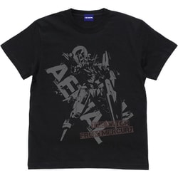 機動戦士ガンダム 水星の魔女 Tシャツ ガンダム・エアリアル BLACK XLサイズ