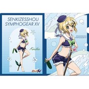 戦姫絶唱シンフォギアXV 描き下ろしクリアファイル マリンセーラー水着 Ver. 暁 切歌