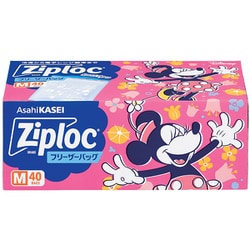 ジッパー付き袋 冷凍・解凍用 限定 ジップロック（R） フリーザーバッグ M 40枚入 ＜Disney＞ 25