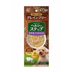ヘルシーステップ ウェットタイプ ささみ さつまいも入り 70g×3P グレインフリー [ドックフード 全成長段階用の総合栄養食]