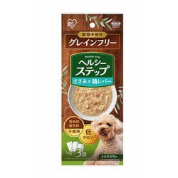 ヘルシーステップ ウェットタイプ ささみと鶏レバー 70g×3P グレインフリー [ドックフード 全成長段階用の総合栄養食]