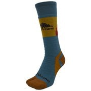 スキーソックス 2toe フリーライド アナトミカル スキーソックス BL/RD(430) Sサイズ(23-25cm) 30307