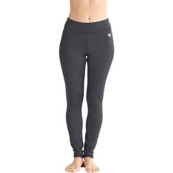 MY 1ST ROXY LEGGINGS 水陸両用 レディース フィットネス ヨガ タイツ BLK Lサイズ RPT251527