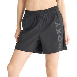 MY 1ST ROXY SHORTS 水陸両用 レディース フィットネス ヨガ ショートパンツ BLK Mサイズ RPT251530