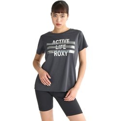 FLASHBACK 水陸両用 レディース フィットネス ヨガ シャツ GRY Lサイズ RST251538