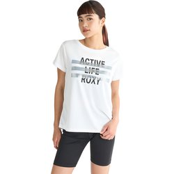 FLASHBACK 水陸両用 レディース フィットネス ヨガ シャツ WHT Mサイズ RST251538