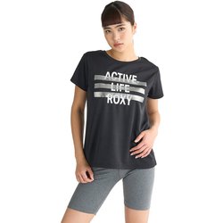 FLASHBACK 水陸両用 レディース フィットネス ヨガ シャツ BLK Mサイズ RST251538