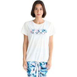 YOUR FLAVA TEE 水陸両用 レディース フィットネス ヨガ シャツ WHT Lサイズ RST252560